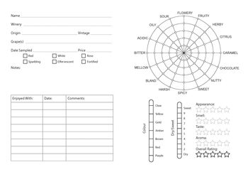 Personalised Hand Bound Leather Wine Tasting Journal, 3 of 4