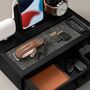 Wooden Phone Stand Christmas Gift For Men Black, thumbnail 3 of 6