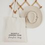 Silently Judging Your Plastic Bag Tote Bag, thumbnail 2 of 2