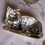 Handcrafted Copper Cat Cake Mold And Decorative Wall Art, thumbnail 3 of 7
