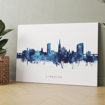 Limerick Ireland Skyline Cityscape Art Print, 7 of 12