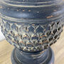 Distressed Jasmine Acorn Table Lamp Taupe Linen Shade, thumbnail 3 of 6