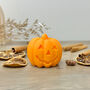 Autumn Orange Pumpkin Candle Halloween Gifts Autumn Candles, thumbnail 9 of 10