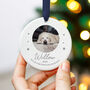 Personalised Pet Memorial Photo Ornament Personlised Name, thumbnail 1 of 7
