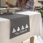 Personalised Christmas Tree Dining Table Runner, thumbnail 1 of 2