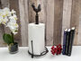 Brown Iron Cockerel Kitchen Roll Holder Metal Stand, thumbnail 1 of 10