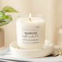 Mother In Law Wedding Gift Soy Wax Candle, thumbnail 1 of 9