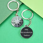 Lost Without You Compass Keyring, thumbnail 3 of 9
