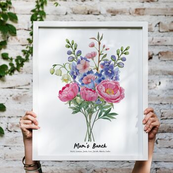 Birth Flower If Grandmas Were Flowers Print, 7 of 10