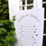 Conservatory Order Of The Day Signage, thumbnail 2 of 3