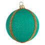 Upcycled Saree Akshara Paradise Christmas Bauble, thumbnail 2 of 4