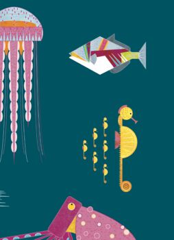 Sea Creatures Giclee Print A2 And A3, 4 of 7