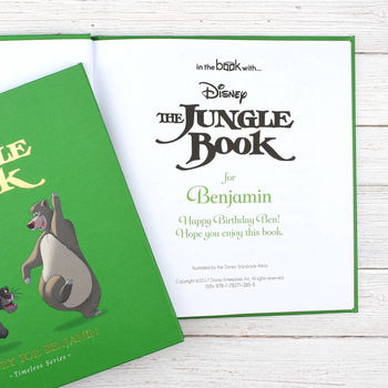 Personalised Vintage Gift Boxed Jungle Book, 2 of 3