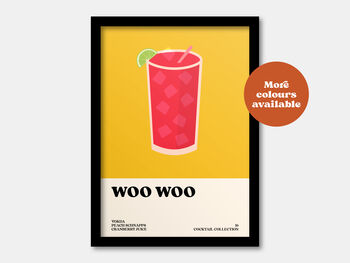 Woo Woo Cocktail Print, 7 of 7