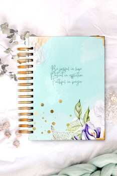 Be Joyful In Hope Christian Hardcover Notebook Journal, 2 of 4