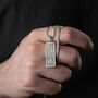 Japanese Kanji Name Necklace For Men, thumbnail 6 of 8