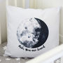 Personalised You Are Loved Moon Cushion, thumbnail 1 of 4
