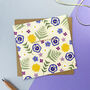 Botanical Birthday Card With Gold Foil, thumbnail 4 of 6