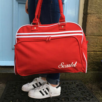 Weekend Retro Style Personalised Bag, 4 of 5