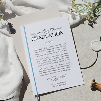 Uni Graduation Card For Grandson Graduation Keepsake, 4 of 9