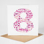 Personalised 8th Birthday Card For Girl, thumbnail 2 of 2