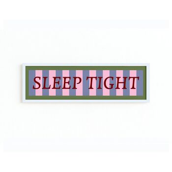 Sleep Tight Panoramic Framed Print, 10 of 12