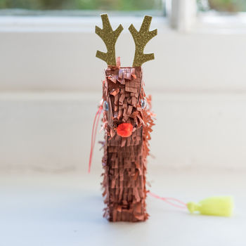 Christmas Reindeer Pinata Decoration, 4 of 4