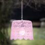 Pastel Garden Lampshades With LED Bulbs, thumbnail 4 of 6