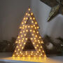 Set Of Three Lit Wooden Christmas Trees, thumbnail 5 of 5