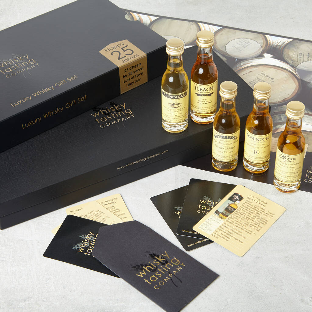 25 Year Old Scotch Whisky Gift Set By Whisky Tasting