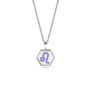 Zodiac Silver Glowing Pendant Necklace With Uv Keyring Torch, thumbnail 8 of 12