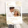 Gold And White Wedding Selfie Frame And Welcome Sign, thumbnail 3 of 6