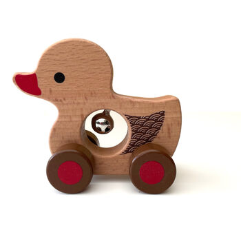 Baby Bell Rollers Set Of Three: Dog + Duck + Elephant, 6 of 7