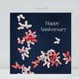 Butterfly Blossom Anniversary Card, thumbnail 1 of 10