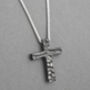 Dune Cross Silver Necklace, thumbnail 7 of 7