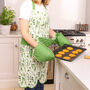 Botanical Personalised Apron And Oven Glove Gift Set, thumbnail 8 of 11