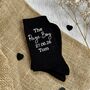 Personalised The Page Boy Wedding Day Socks, thumbnail 5 of 5