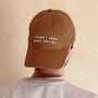 ‘I Think I Need More Coffee’ Cotton Baseball Cap, thumbnail 1 of 9