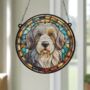 Old English Sheepdog Stained Glass Effect Suncatcher, thumbnail 6 of 6