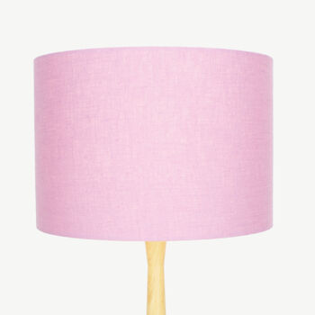 Linen Mauve Purple Lampshade, 2 of 9