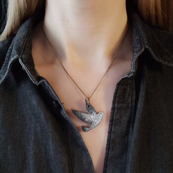 Blue Dove Necklace, 4 of 4