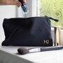 Personalised French Navy Organic Accessories Pouch, thumbnail 2 of 3
