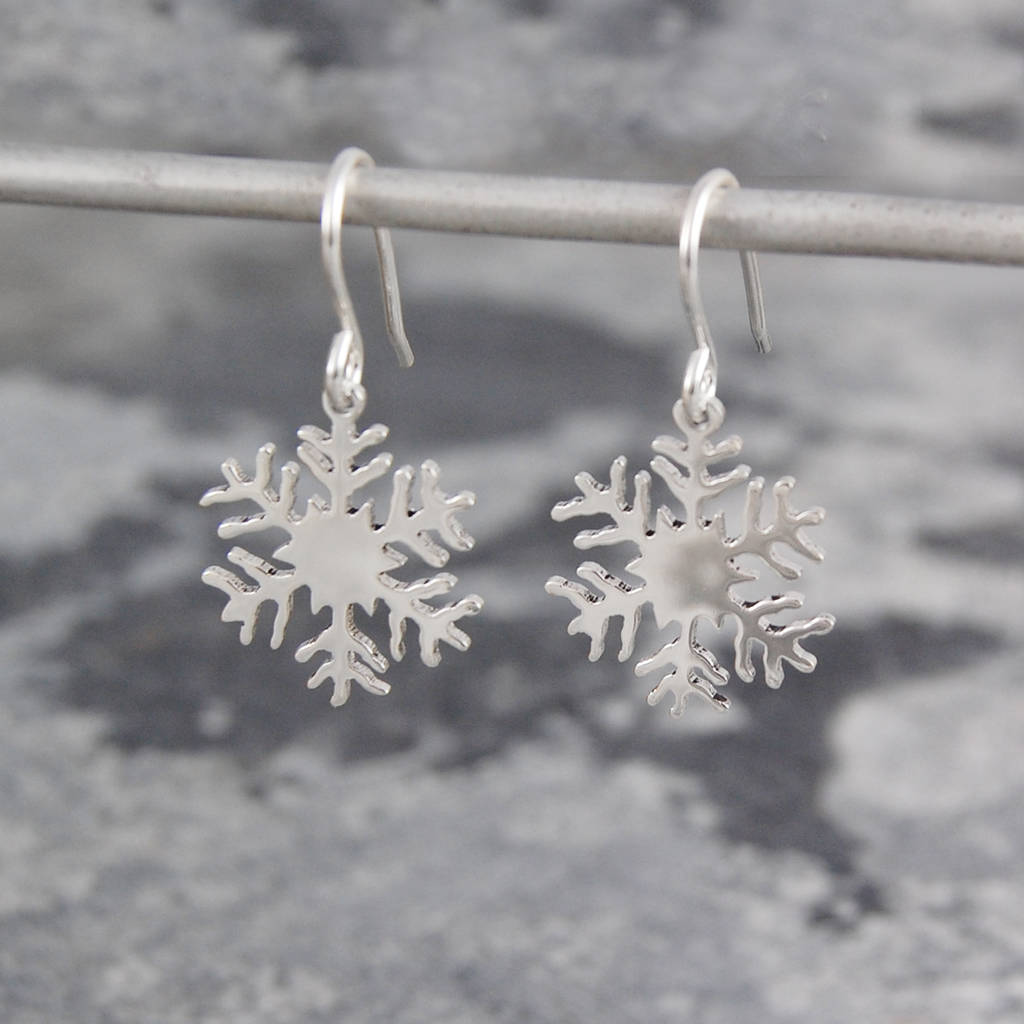 Sterling Silver Snowflake Necklace By Otis Jaxon | notonthehighstreet.com