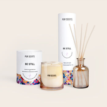Be Still Scented Candle And Reed Diffuser Duo, 4 of 5