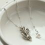 Sterling Silver Crowned Cactus Necklace, thumbnail 1 of 4