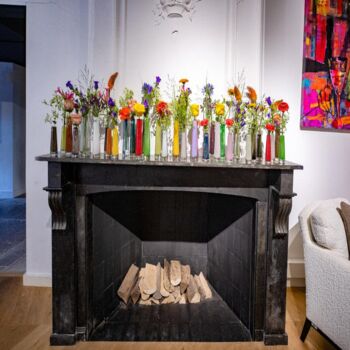 Vase Solifleur Plum Glass, 3 of 9