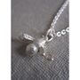 925 Silver Bee Necklace, thumbnail 1 of 4