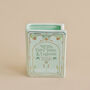Green Book Shaped Ceramic Flower Vase With Gold Finish, thumbnail 5 of 9