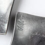 11th Anniversary Curved Square Steel Dish . Smooth Finish, thumbnail 3 of 9