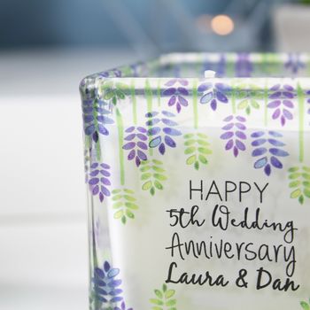 Anniversary Hand Poured Scented Candle, 8 of 10